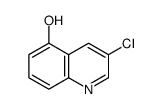 3-Chloroquinolin-5-ol structure