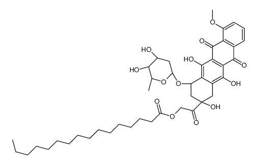 14-O-palmitoylhydroxyrubicin结构式