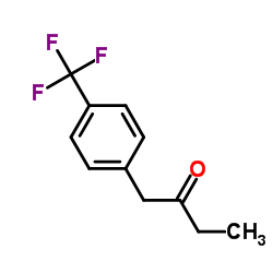 1-[4-(Trifluoromethyl)phenyl]-2-butanone Structure