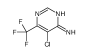 5-chloro-6-(trifluoromethyl)pyrimidin-4-amine Structure