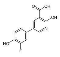 5-(3-fluoro-4-hydroxyphenyl)-2-oxo-1H-pyridine-3-carboxylic acid结构式