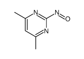 Pyrimidine, 4,6-dimethyl-2-nitroso- (9CI)结构式