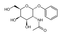 苯基N-乙酰基-α-D-半乳糖胺结构式