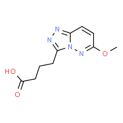 4-(6-Methoxy[1,2,4]triazolo[4,3-b]pyridazin-3-yl)butanoic acid Structure