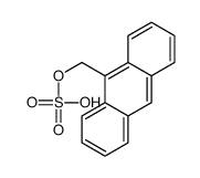 anthracen-9-ylmethyl hydrogen sulfate Structure