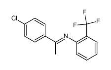 N-(1-(4-chlorophenyl)ethylidene)-2-(trifluoromethyl)aniline Structure