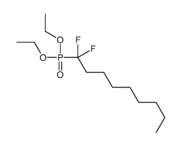 1-diethoxyphosphoryl-1,1-difluorononane结构式