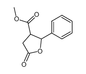 2,3,4,5-Tetrahydro-5-oxo-2-phenyl-3-furancarbonsaeure-methylester结构式