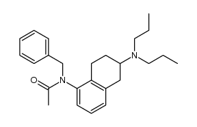 5-(N-Acetyl-N-benzyl-amino)-2-di-n-propylamino-tetraline结构式