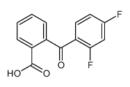 2-(2,4-difluorobenzoyl)benzoic acid Structure