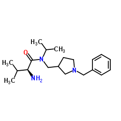 N-[(1-Benzyl-3-pyrrolidinyl)methyl]-N-isopropyl-L-valinamide结构式