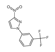 3-nitro-1-(3-(trifluoromethyl)phenyl)-1H-pyrazole结构式