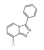 8-Chloro-3-phenyl-1,2,4-triazolo[4,3-a]pyridine结构式