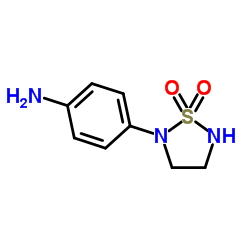 4-(1,1-Dioxido-1,2,5-thiadiazolidin-2-yl)aniline结构式