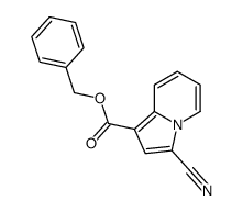 3-cyanoindolizine-1-carboxylic acid benzyl ester结构式