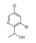 1-(3-bromo-5-chloropyridin-2-yl)ethanol Structure