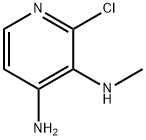 2-氯-N3-甲基吡啶-3,4-二胺结构式