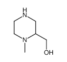 (1-Methyl-2-piperazinyl)methanol结构式