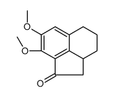 7,8-dimethoxy-3,3a,4,5-tetrahydro-2H-acenaphthylen-1-one结构式
