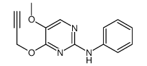 5-methoxy-N-phenyl-4-prop-2-ynoxypyrimidin-2-amine Structure