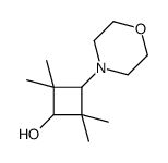 2,2,4,4-tetramethyl-3-morpholin-4-ylcyclobutan-1-ol结构式