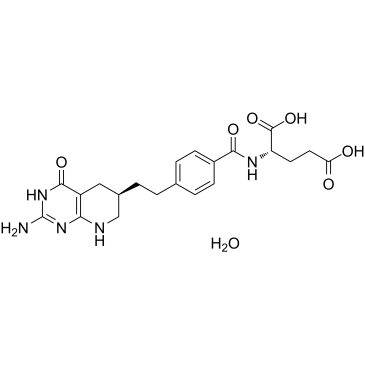 Lometrexol hydrate Structure