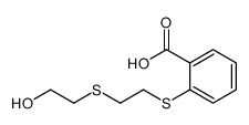 2-[2-(2-hydroxyethylsulfanyl)ethylsulfanyl]benzoic acid结构式