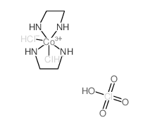 Cobalt ethylenediamine chloride perchlorate Structure