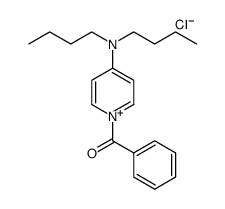 1-benzoyl-4-(di-n-butylamino)pyridinium chloride Structure