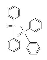 Phosphine sulfide,1,1'-methylenebis[1,1-diphenyl- structure