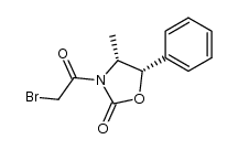 (4R,5S)-3-(1-oxo-2-bromoethyl)-4-methyl-5-phenyl-2-oxazolidinone Structure