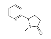 1-methyl-5-pyridin-2-ylpyrrolidin-2-one structure