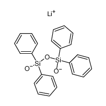 dilithium tetraohenyldisiloxanediolate Structure