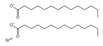 strontium,tetradecanoate Structure