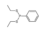 phenyl-dithiophosphonous acid diethyl ester Structure