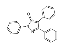 1-oxido-2,4,5-triphenyltriazol-1-ium结构式