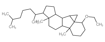 4-ethoxy-5,7-cyclocholestane Structure