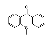 [2-(methylthio)phenyl](phenyl)methanone结构式