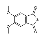 4,5-dimethoxyphthalic thioanhydride Structure
