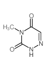 1,2,4-Triazine-3,5(2H,4H)-dione,4-methyl- Structure
