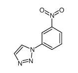 1-(3-nitrophenyl)-1-H-1,2,3-triazole结构式