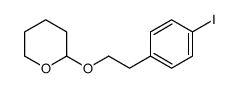 2-[2-(4-iodophenyl)ethoxy]oxane Structure
