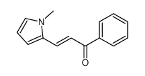 3-(1-methylpyrrol-2-yl)-1-phenylprop-2-en-1-one Structure