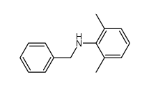 N-benzyl-N-(2,6-dimethylphenyl)amine结构式