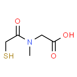 Glycine, N-(mercaptoacetyl)-N-methyl- (9CI)结构式