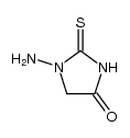 1-amino-2-thioxo-imidazolidin-4-one Structure