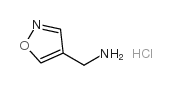 ISOXAZOL-4-YLMETHANAMINE HYDROCHLORIDE Structure