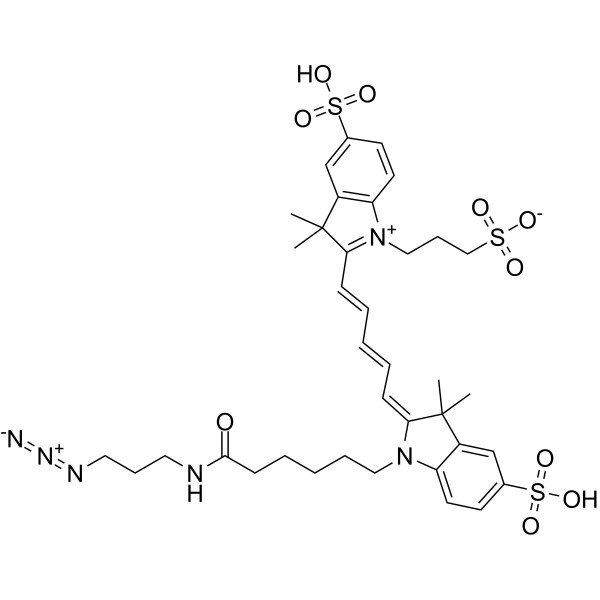 Sulfo-Cy5 Azide structure