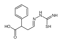 (4E)-4-(Carbamothioylhydrazono)-2-phenylbutanoic acid Structure