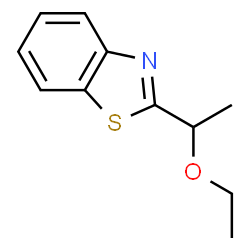 Benzothiazole, 2-(1-ethoxyethyl)- (9CI) structure